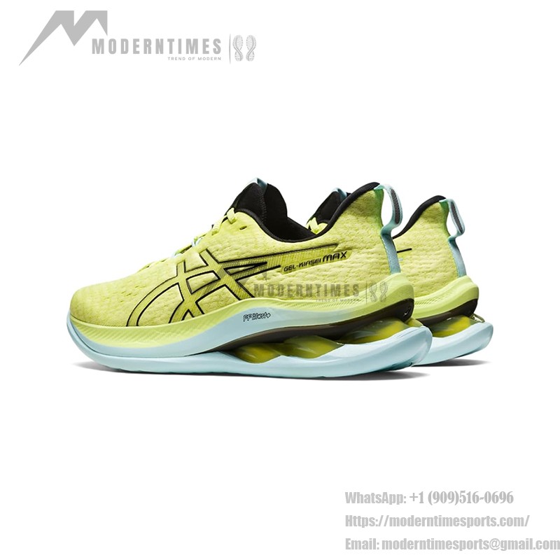 ASICS Gel-Kinsei Max 196074947-102 Men's Running Shoes in Neon Yellow and Mint Green