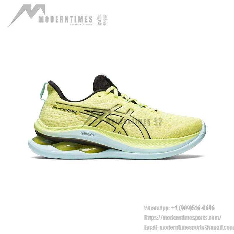 ASICS Gel-Kinsei Max 196074947-102 Men's Running Shoes in Neon Yellow and Mint Green