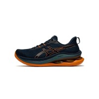 ASICS Gel-Kinsei Max 1011B696-400 Men's Running Shoes - High Performance Cushioning Technology in French Blue and Bright Orange