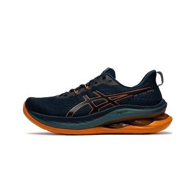 ASICS Gel-Kinsei Max 1011B696-400 Men's Running Shoes - High Performance Cushioning Technology in French Blue and Bright Orange