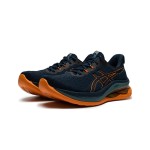 ASICS Gel-Kinsei Max 1011B696-400 Men's Running Shoes in French Blue and Bright Orange