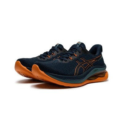 ASICS Gel-Kinsei Max 1011B696-400 Men's Running Shoes - High Performance Cushioning Technology in French Blue and Bright Orange