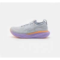 ASICS Gel-Nimbus 25 1012B356-021 Women's Running Shoes - High Performance Lightweight Cushioning Design in Gray, Purple, and Orange