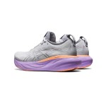 ASICS Gel-Nimbus 25 1012B356-021 Women's Running Shoes in Gray, Purple, and Orange