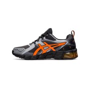 ASICS Gel-Quantum 180 6 1201A063-029 Hochleistungs-Laufschuhe Grau Schwarz Orange Design