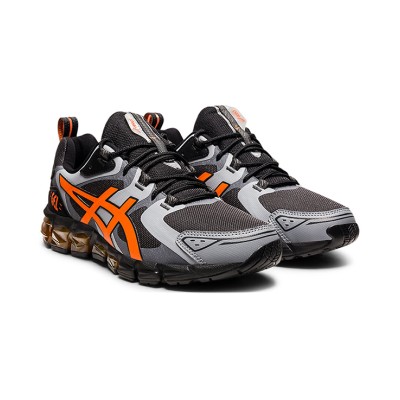 ASICS Gel-Quantum 180 6 1201A063-029 High Performance Running Shoes Grey Black Orange Design