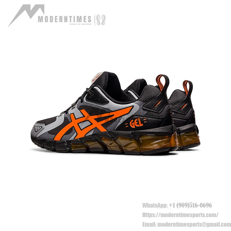 ASICS Gel-Quantum 180 6 1201A063-029 High Performance Running Shoes Grey Black Orange Design