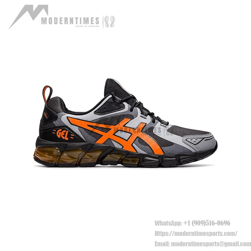 ASICS Gel-Quantum 180 6 1201A063-029 High Performance Running Shoes Grey Black Orange Design