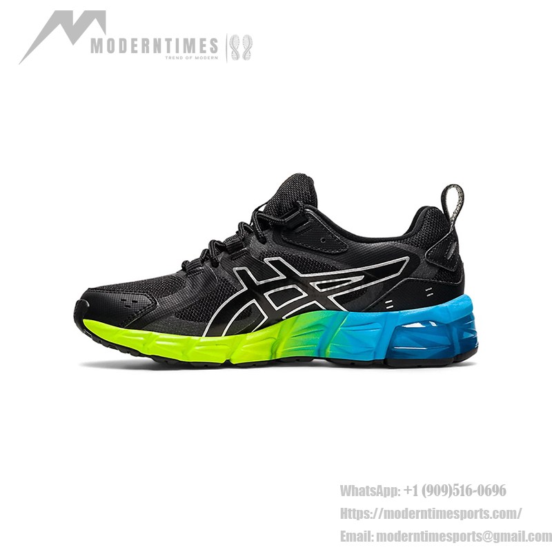 ASICS Gel-Quantum 180 Black Aizuri Blue スタイリッシュなランニングシューズ