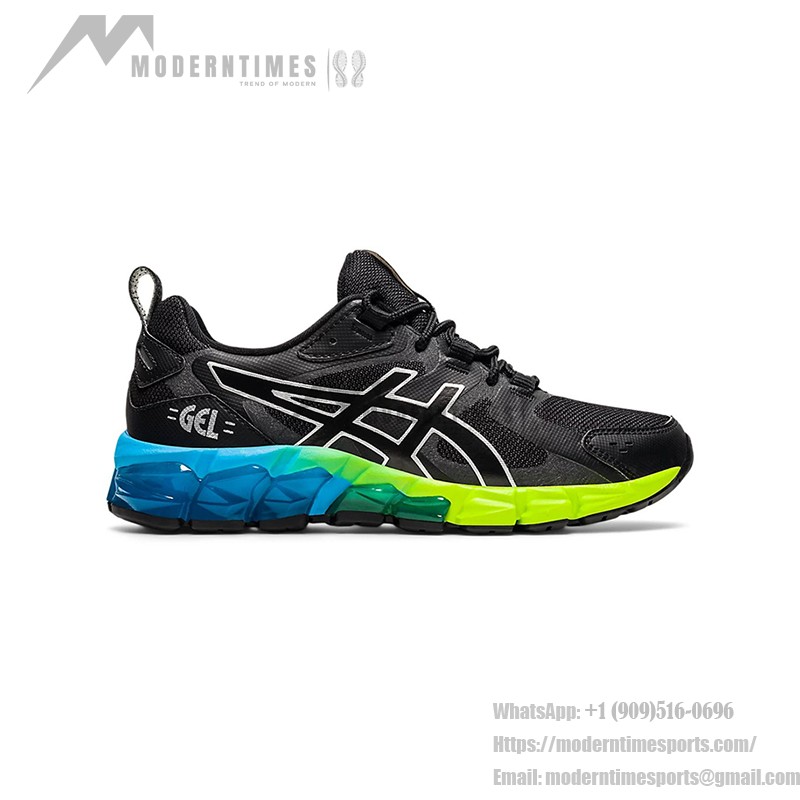 ASICS Gel-Quantum 180 Black Aizuri Blue スタイリッシュなランニングシューズ