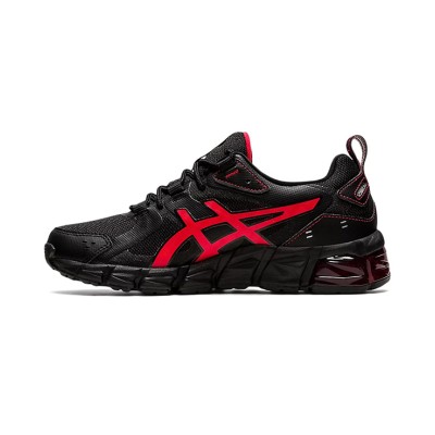 ASICS Gel-Quantum 180 1204A002-003 メンズスニーカー 衝撃吸収 快適 ブラックレッドデザイン