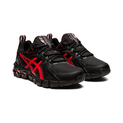 ASICS Gel-Quantum 180 1204A002-003 Men’s Sneakers Shock Absorption Comfort Black Electric Red Design