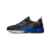 ASICS Gel-Quantum 180 1201A259-001 メンズスニーカー 衝撃吸収 快適 ブラック グレー ブルーグラデーションデザイン