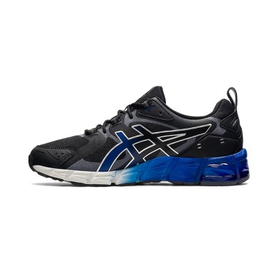 ASICS Gel-Quantum 180 1201A259-001 Men’s Sneakers Shock Absorption Comfort Black Graphite Grey Blue Gradient Design