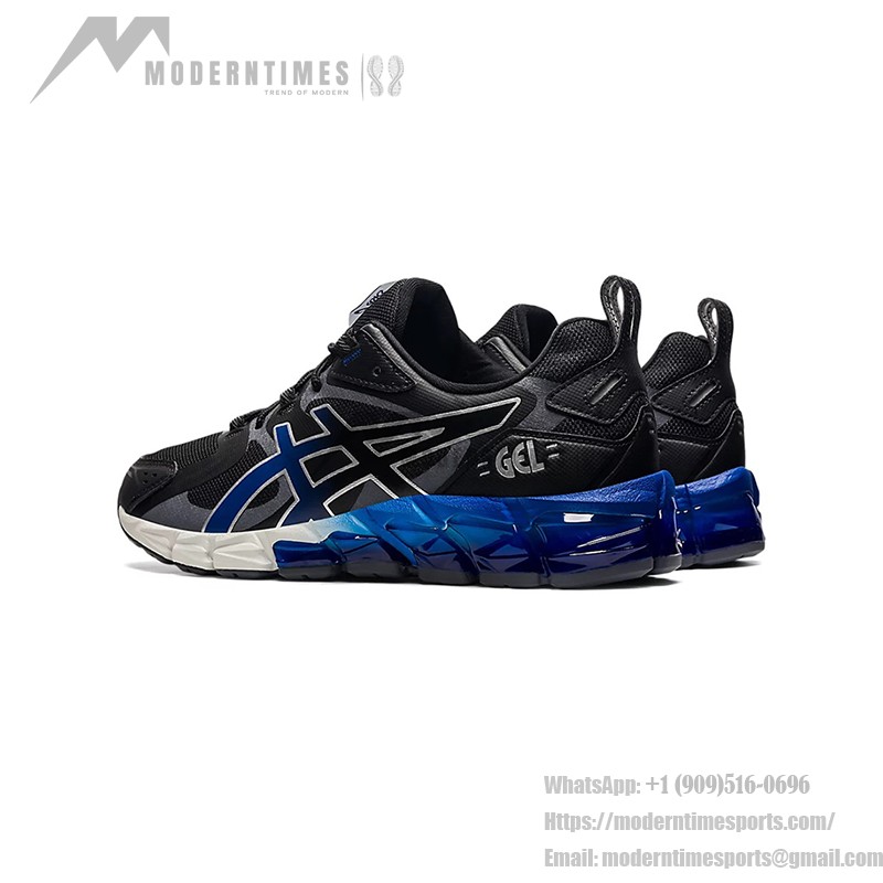 ASICS Gel-Quantum 180 1201A259-001 Herren-Sneaker Schwarz-Grau-Blau-Verlauf-Design