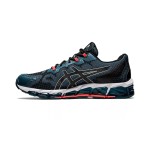 ASICS Gel-Quantum 360 6 1021A337-400 ネイビーレッド フルGELクッションランニングシューズ