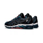 ASICS Gel-Quantum 360 6 1021A337-400 Navy Red Full-GEL Cushioning Running Shoes