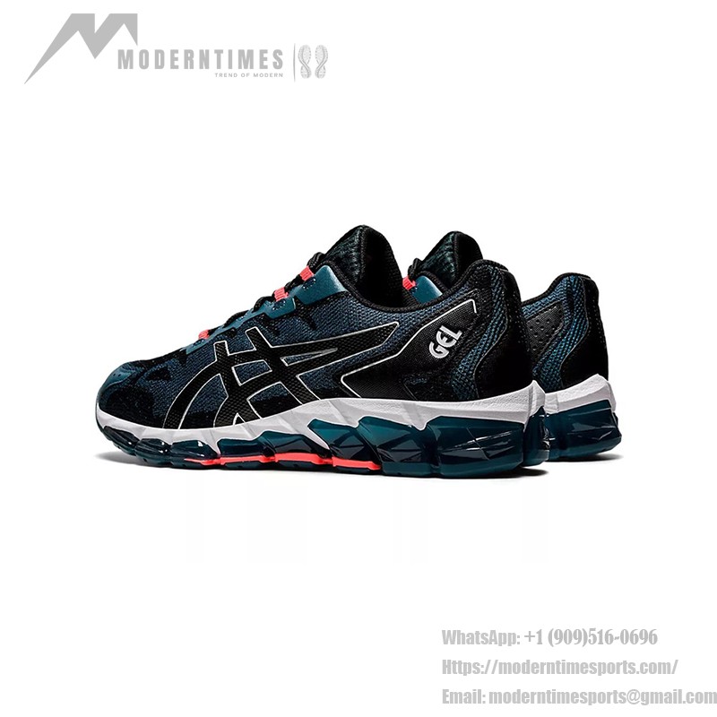 ASICS Gel-Quantum 360 6 1021A337-400 네이비 레드 풀-GEL 쿠셔닝 러닝화