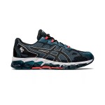 ASICS Gel-Quantum 360 6 1021A337-400 네이비 레드 풀-GEL 쿠셔닝 러닝화