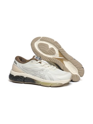 ASICS Gel-Quantum 360 8 1203A402-101 Men's Running Shoes - High Performance Full-Length Cushioning Design in Cream and Pepper