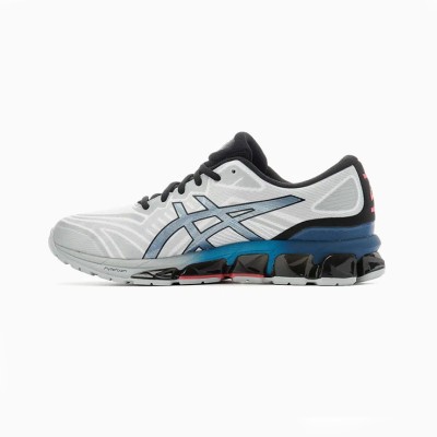 ASICS Gel-Quantum 360 7 1201A481-101 화이트 블루 풀-GEL 쿠셔닝 러닝화 현대적 디자인과 우수한 성능