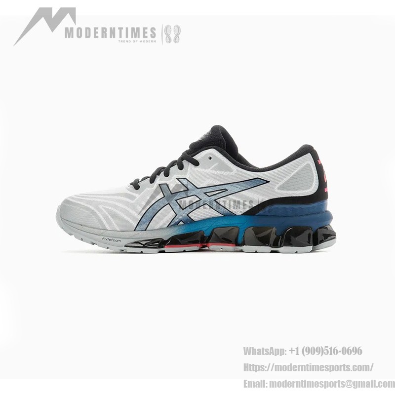 ASICS Gel-Quantum 360 7 1201A481-101 White Blue Full-GEL Cushioning Running Shoes