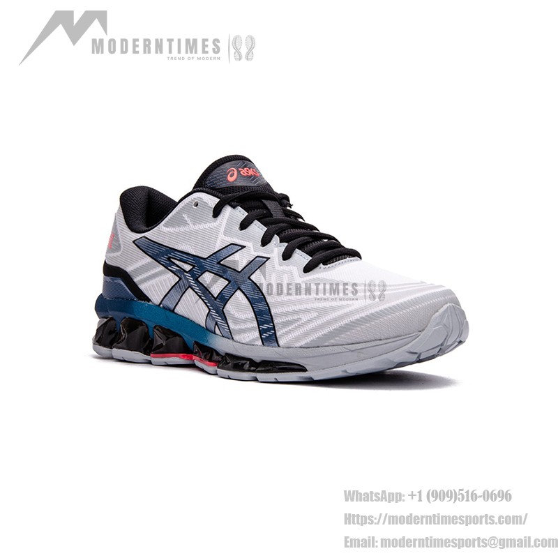 ASICS Gel-Quantum 360 7 1201A481-101 White Blue Full-GEL Cushioning Running Shoes