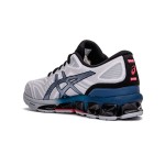 ASICS Gel-Quantum 360 7 1201A481-101 White Blue Full-GEL Cushioning Running Shoes