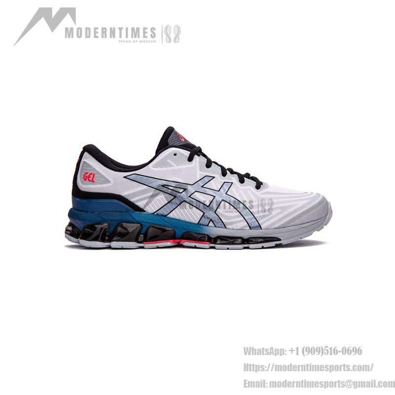 ASICS Gel-Quantum 360 7 1201A481-101 White Blue Full-GEL Cushioning Running Shoes