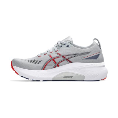 ASICS Gel-Kayano 31 1011B867-021 メンズランニングシューズ - 高性能安定性と軽量クッション性デザイン（グレー＆レッド）