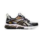 ASICS Gel-Quantum 180 6 1201A063-020 Black Gray Gold Full-GEL Cushioning Running Shoes