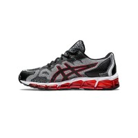 ASICS Gel-Quantum 180 1021A337-002 Schwarz Weiß Rot Laufschuhe Voll-GEL-Dämpfung und Modernes Design