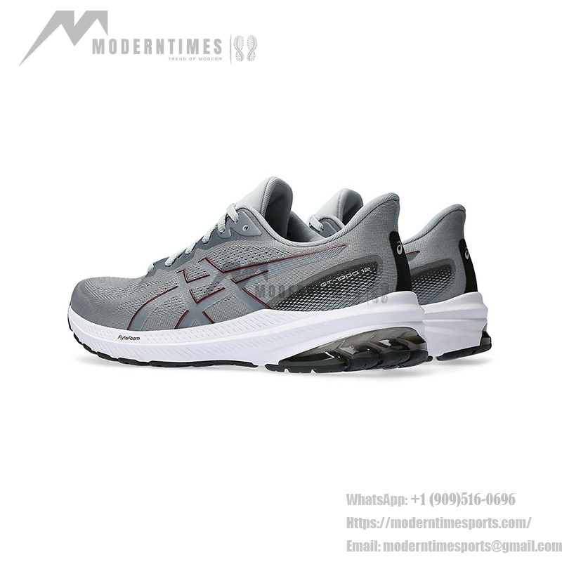 ASICS GT-1000 12 1011B631-020 Gray Lightweight Cushioning Running Shoes