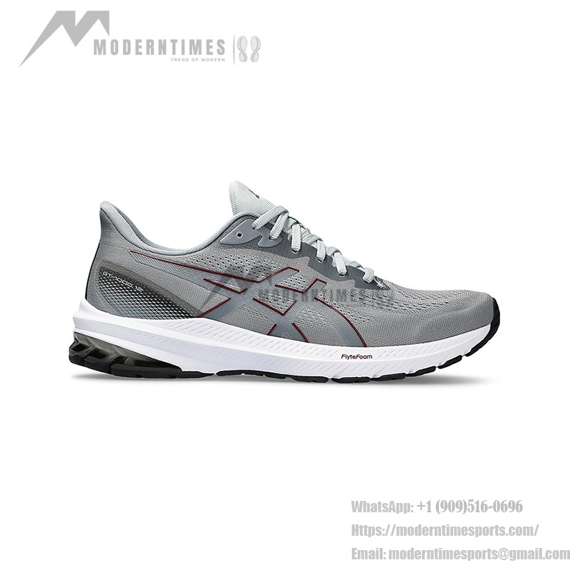 ASICS GT-1000 12 1011B631-020 Gray Lightweight Cushioning Running Shoes