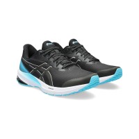 ASICS GT-1000 12 1012B573-001 Black Blue White Lightweight Cushioning Running Shoes Superior Comfort and Professional Stability