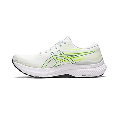 ASICS Gel-Kayano 29 1011B440-100 화이트 형광 노랑 러닝화 전문 쿠셔닝과 안정성