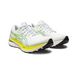 ASICS Gel-Kayano 29 1011B440-100 화이트 형광 노랑 러닝화