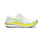 ASICS Gel-Kayano 29 1011B440-100 Weiß Fluoreszierendes Gelb Laufschuhe