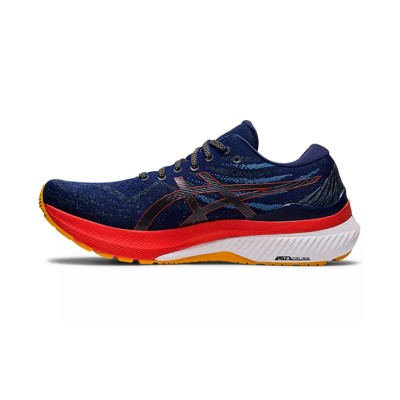 ASICS Gel-Kayano 29 1011B470-401 블루 레드 옐로우 러닝화 탁월한 쿠셔닝과 안정성