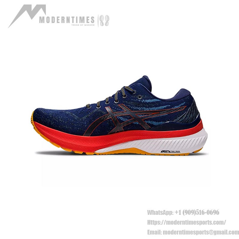 ASICS Gel-Kayano 29 1011B470-401 블루 레드 옐로우 러닝화