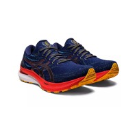 ASICS Gel-Kayano 29 1011B470-401 블루 레드 옐로우 러닝화 탁월한 쿠셔닝과 안정성