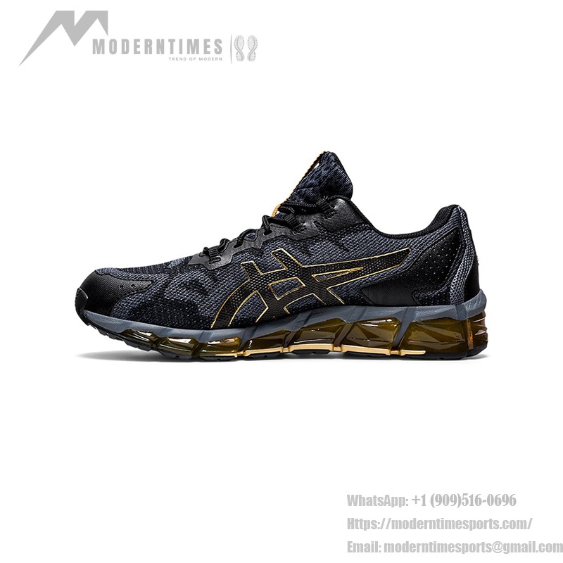 ASICS Gel-Quantum 360 1021A337-021 Black Gold Full-GEL Cushioning Running Shoes