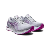 ASICS Gel-Kayano 29 1012B272-020 여성용 그레이 퍼플 러닝화 우수한 쿠셔닝과 역동적 지지