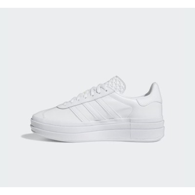 Adidas Gazelle Bold IE5130 – Weiße Leder-Sneaker mit Plateau-Sohle | Minimalistisches Design und Alltäglicher Komfort