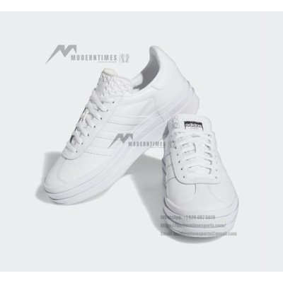 Adidas Gazelle Bold IE5130 - All-White Leather Sneakers with Platform Sole | Minimalist Design & Everyday Comfort