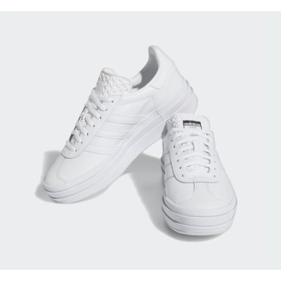 Adidas Gazelle Bold IE5130 - All-White Leather Sneakers with Platform Sole | Minimalist Design & Everyday Comfort