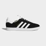 Adidas Gazelle BB5476 Schwarze Wildledersneaker mit weißen Streifen