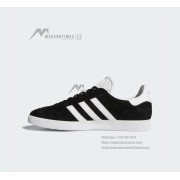 Adidas Gazelle BB5476 - Black Suede Sneakers with White Stripes | Timeless Retro Style and Everyday Comfort