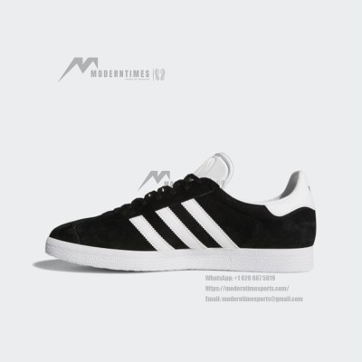 Adidas Gazelle BB5476 - Black Suede Sneakers with White Stripes | Timeless Retro Style and Everyday Comfort