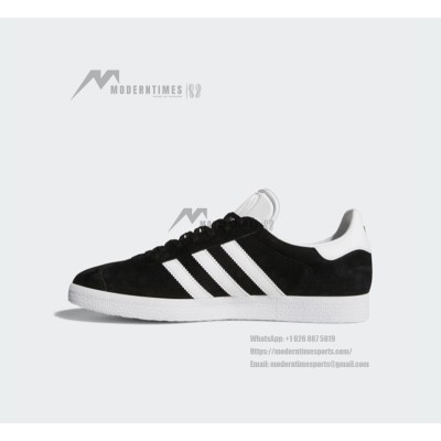 Adidas Gazelle BB5476 - Black Suede Sneakers with White Stripes | Timeless Retro Style and Everyday Comfort